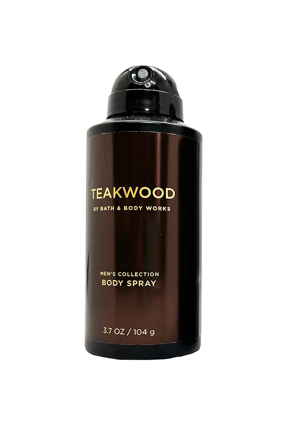 Bath & Body Works Teakwood Men's Deodorizing Body Spray 3.7 Oz.