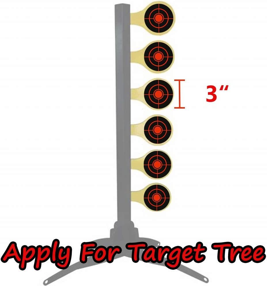GearOZ Splatter Target Stickers, 3 Inch Reactive Paper Targets, 250/500