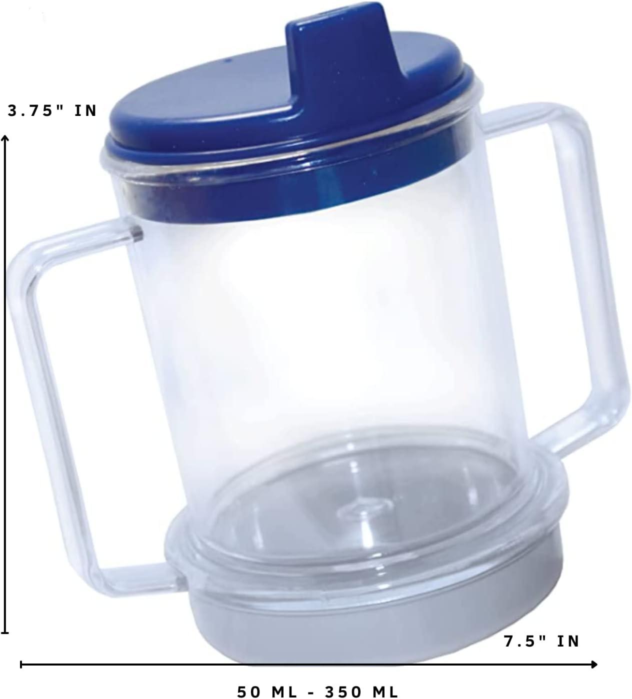 Elderly Sippy Cup 350ml Spill Proof Cups For Adults Drinking Cup