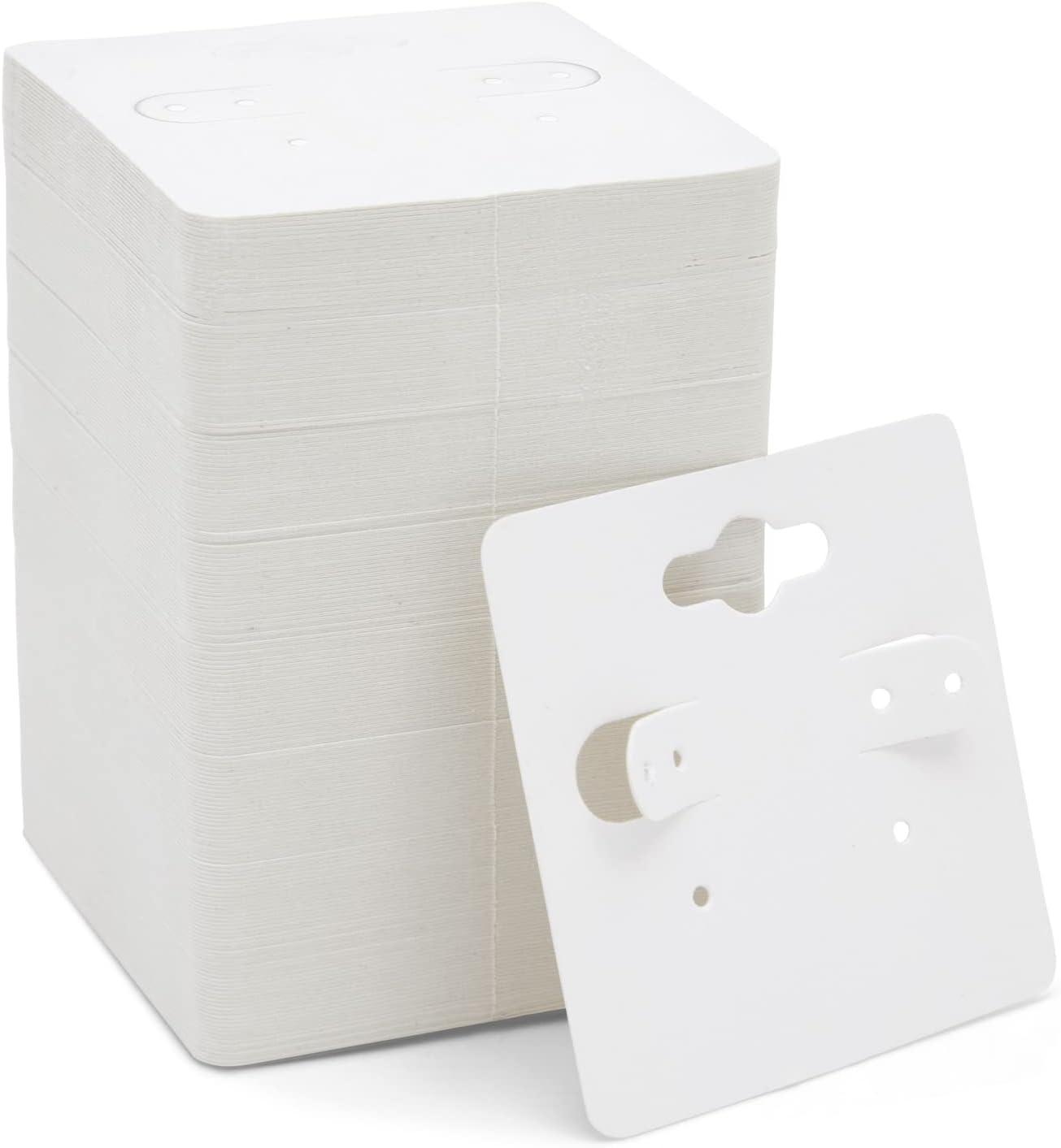  anezus White Earring Cards, 400 Pcs Earring Packaging