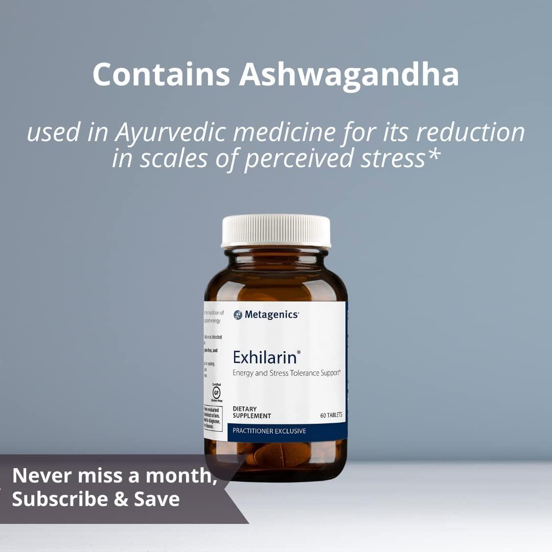 Metagenics Exhilarin, Ayurvedic Formula with Adaptogens and Ashwagandha to Help Support Energy
