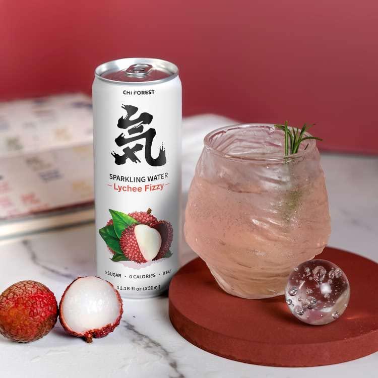 CHI FOREST Fizzy Lychee Sparkling Water 11.15 fl oz (Pack of