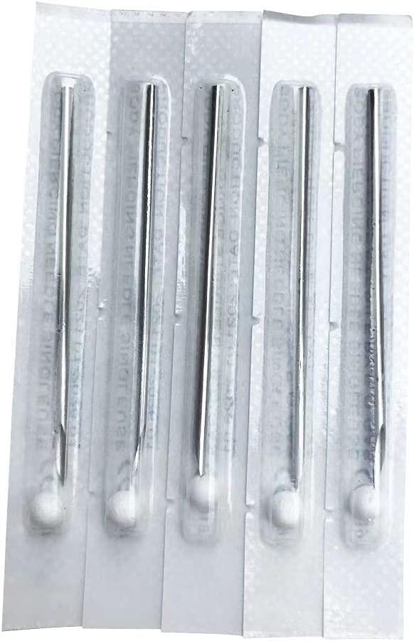 Shuiniba 20G 10 Pieces Body Ear Navel Nose Lip Nipple Piercing Needles