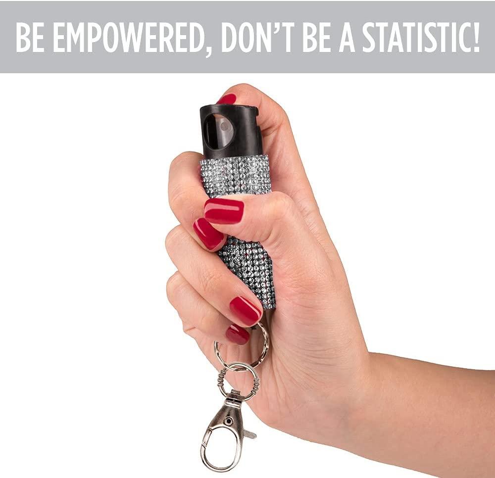 Guard Dog BlingitOn Pepper Spray Fashionable Key Holder 16ft (5m