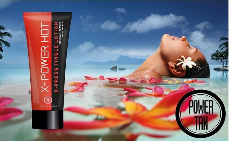 Power Tan XPower HOT Tingle Sunbed Accelerator Cream 250ml