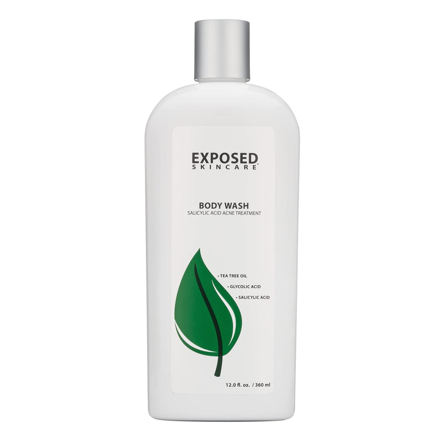 Exposed Skin Care Back and Body Acne Wash Exfoliating Wash to Clean and Smooth your Body with