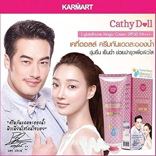 cathy doll l glutathione magic cream spf50 pa+++ Cathy Doll L-Glutathione Magic Cream SPF 50 Whitening Sunscreen 138ml | Buy  Now with Express International Delivery