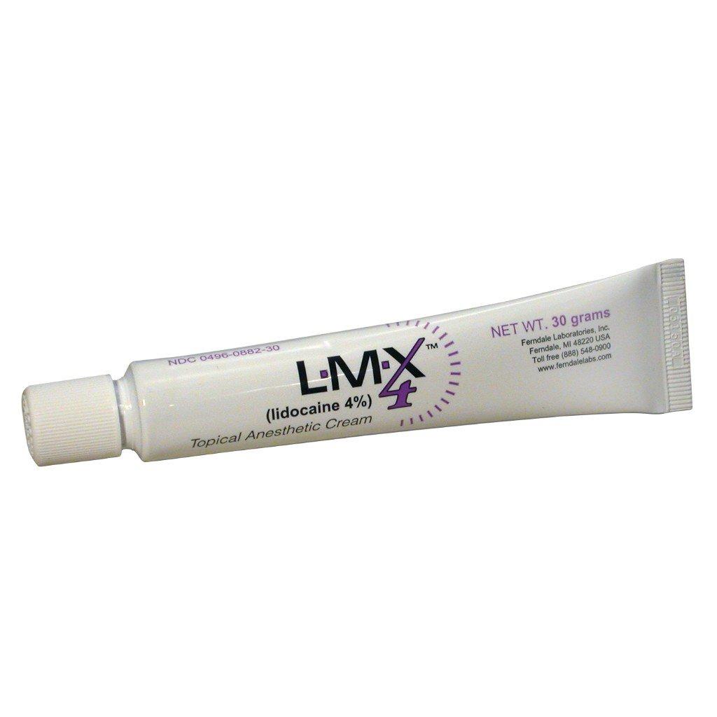 LMX4 Lidocaine Pain Relief Cream 30g Tube Topical Fast Acting Long