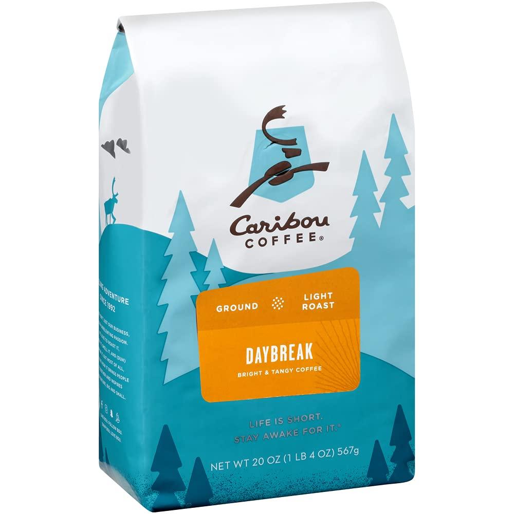 Caribou Coffee Daybreak Morning Blend Light Roast Ground Coffee 20oz
