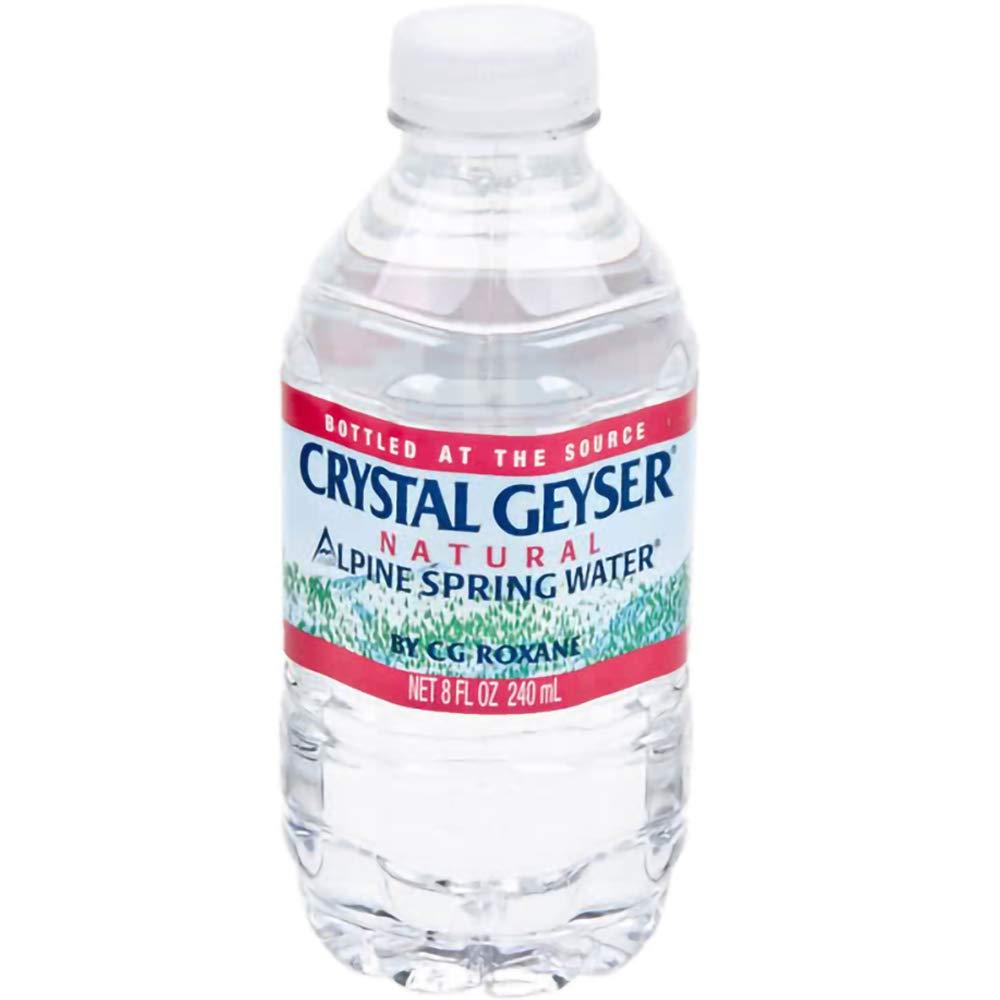 Crystal Geyser Water, Purified Water, 8 Fl Oz (Pack of 15, Total of 120