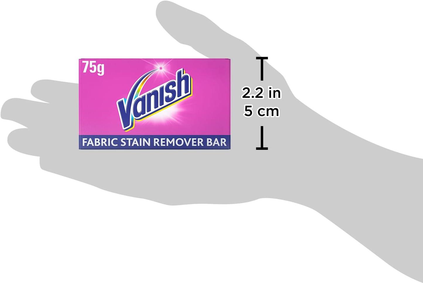 Vanish Fabric Stain Remover PreTreat Bar 75g Multi Stain Remover Safe