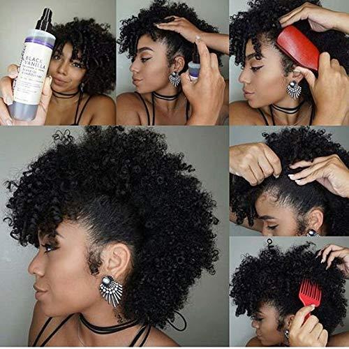 Goddess Braid Fauxhawks High Puff Hair Bun Ponytail for Black Women,CINHOO  Yaki Straight Braided Mohawks Guin-Gui Jumbo and Thick Rows Braided to The  Middle Clip in Hair Extensions for Women (P1B/27) :