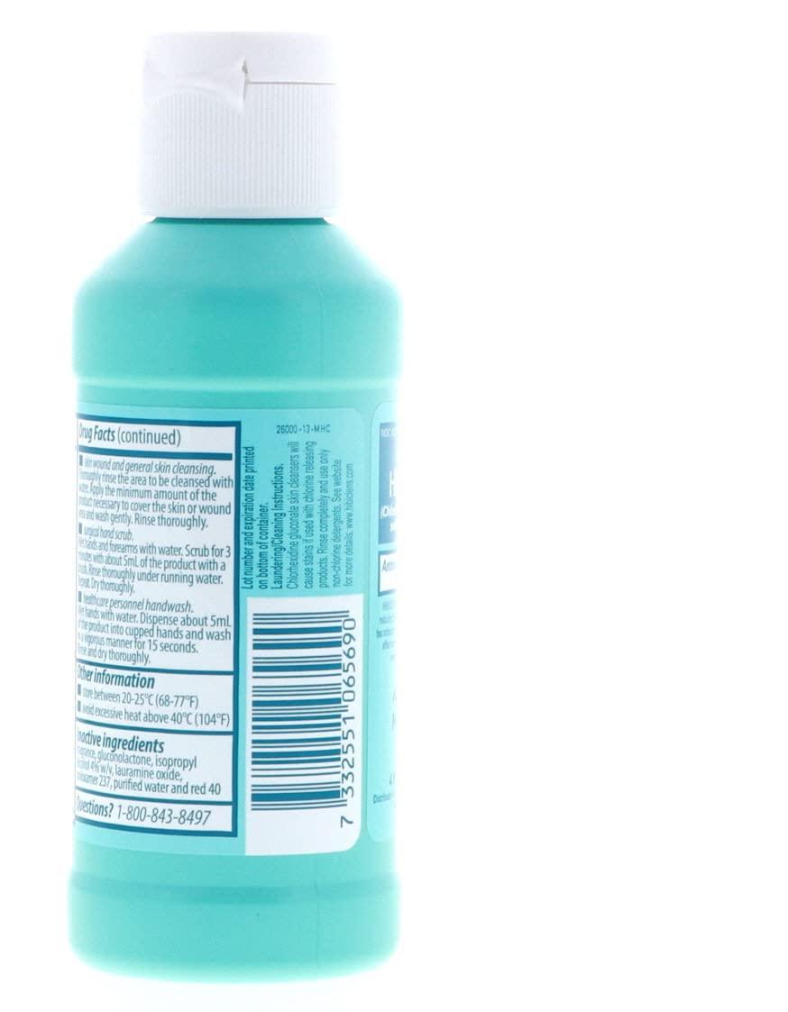 Hibiclens Antiseptic Antimicrobial Skin Cleanser 4oz Foam Pump (2 pack