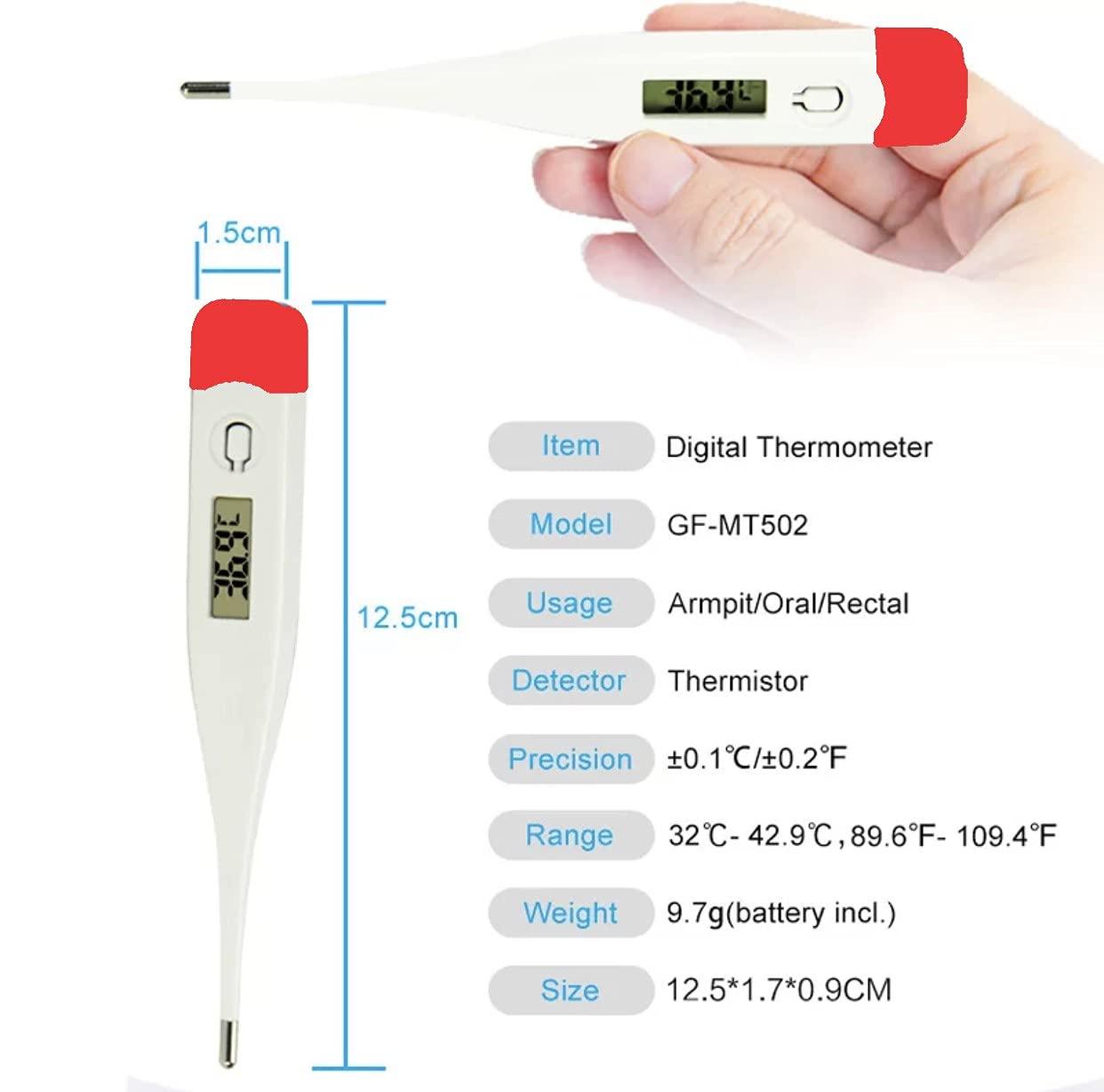 Digital Body Thermometer for Adults and Children Highly Accurate Oral