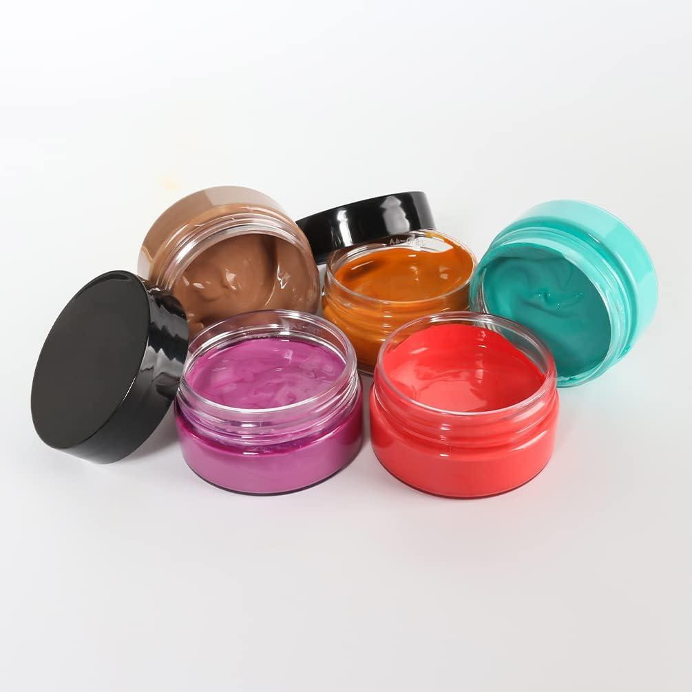 Longan Craft Chalk Paste Paint Set 12 Colors Paste with 4 Squeegees 5