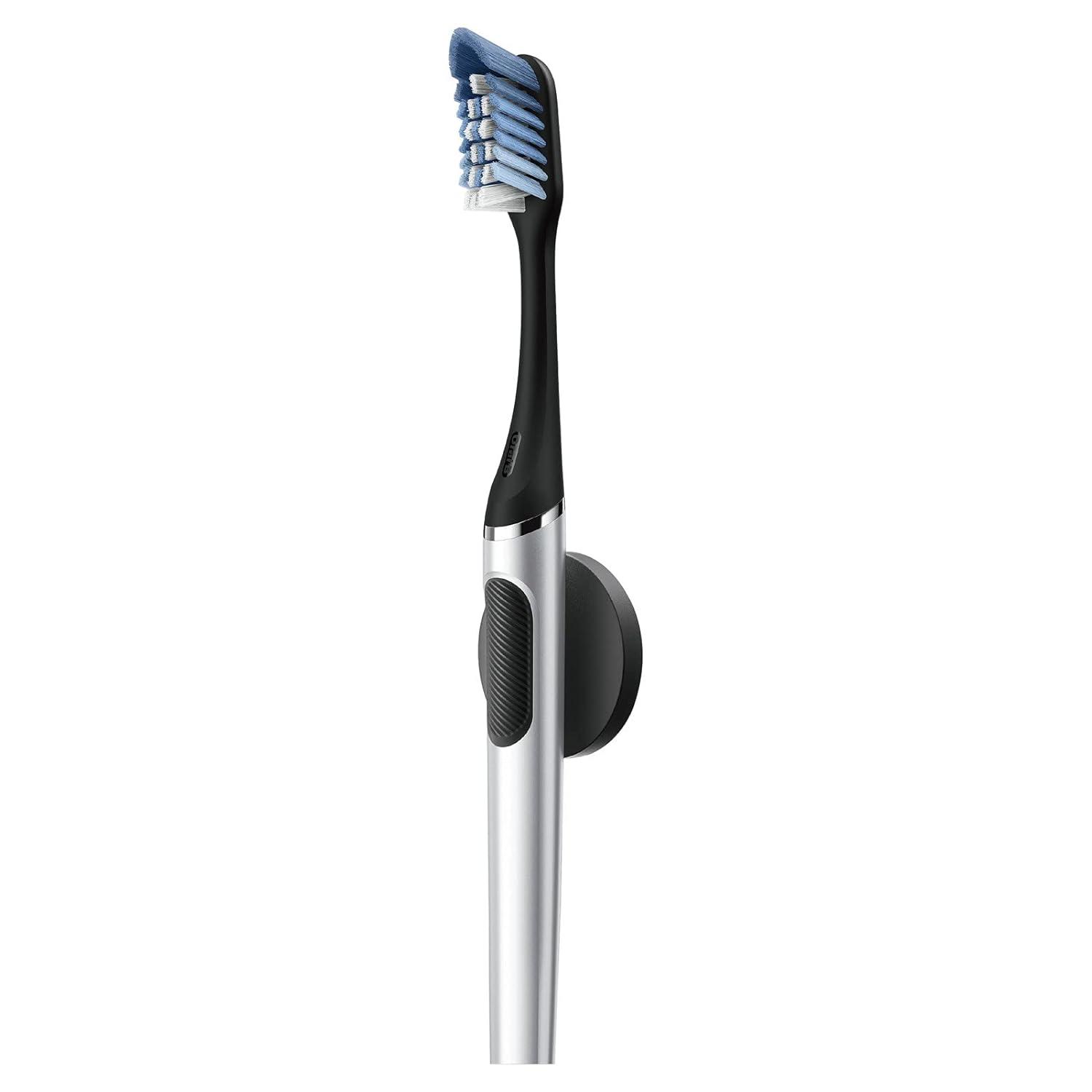 Clic Toothbrush Replacement Brush Heads, Black, 2 Count