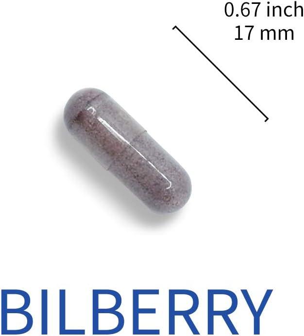 High Strength Lovita Bilberry Extract Capsules 6000mg Equivalent 25