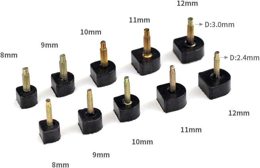sansheng 30PCS Shoe Repair Stiletto Replacement Heels Tips, High Heel Shoe Repair  Tips Taps Dowel Lifts Replacement (Black)5 Different Sizes: Buy Online at  Low Prices in India - Amazon.in