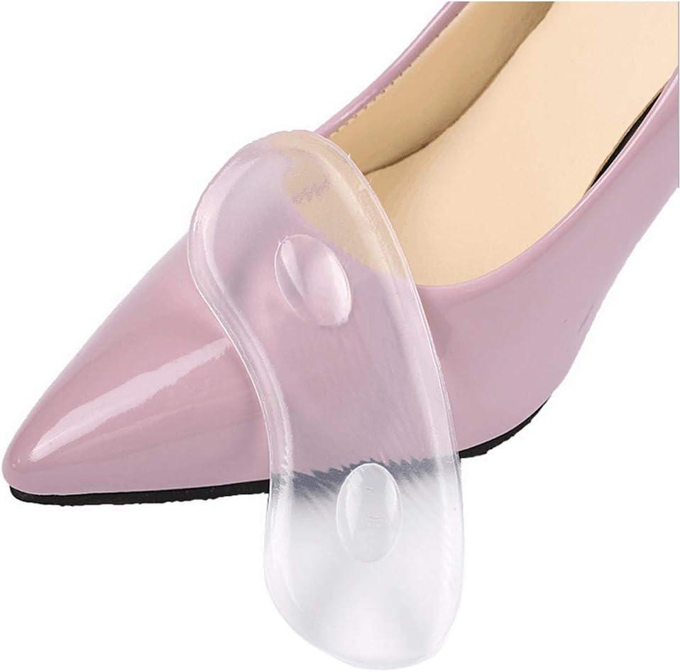 Transparent Silicone Gel Heel Pads Pairs (8PCS) Anti-Slip Shoe