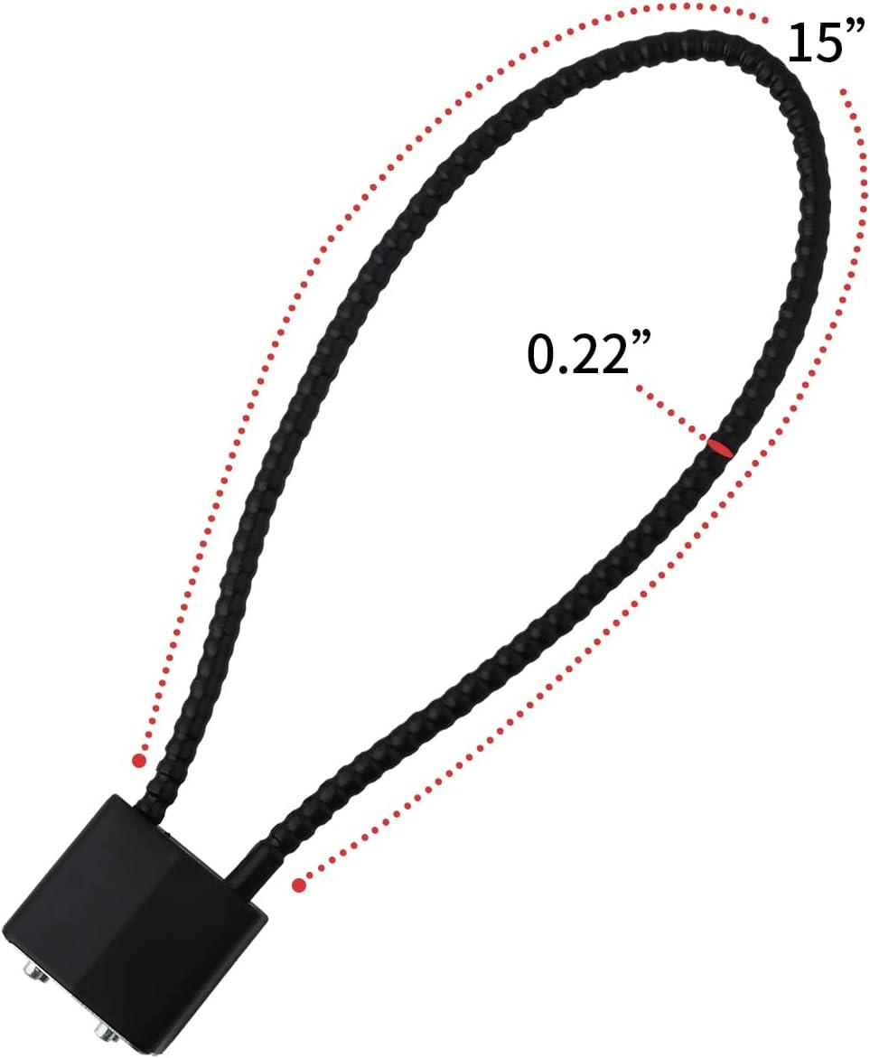 Lockforall Cable Gun Locks with Keys Keyed Alike 15" Cable Gun Safe
