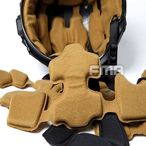 9PCS or 8PCS Airsoft Military Tactical FMA Helmet Replacement Pads  Protector Set