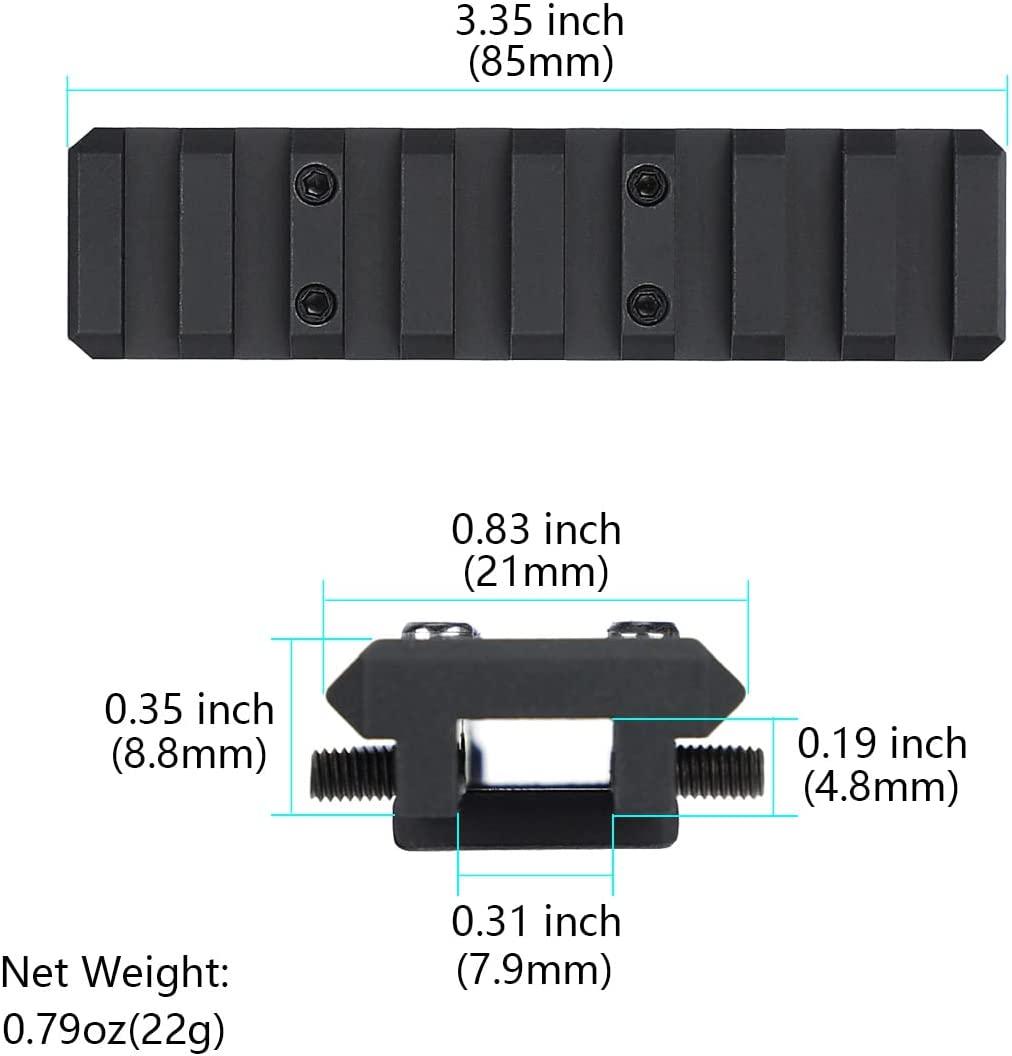 ohhunt Picatinny Ventilated Rib Rail Scope Mount 3.35 Premium Quality
