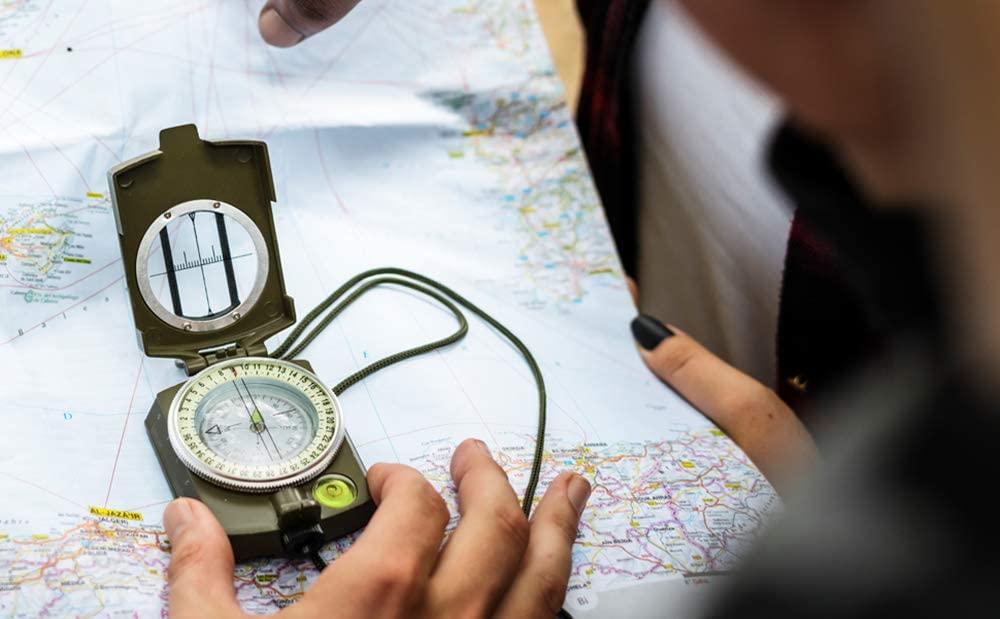 Eyeskey Multifunctional Tactical Survival Military Compass with Lanyard