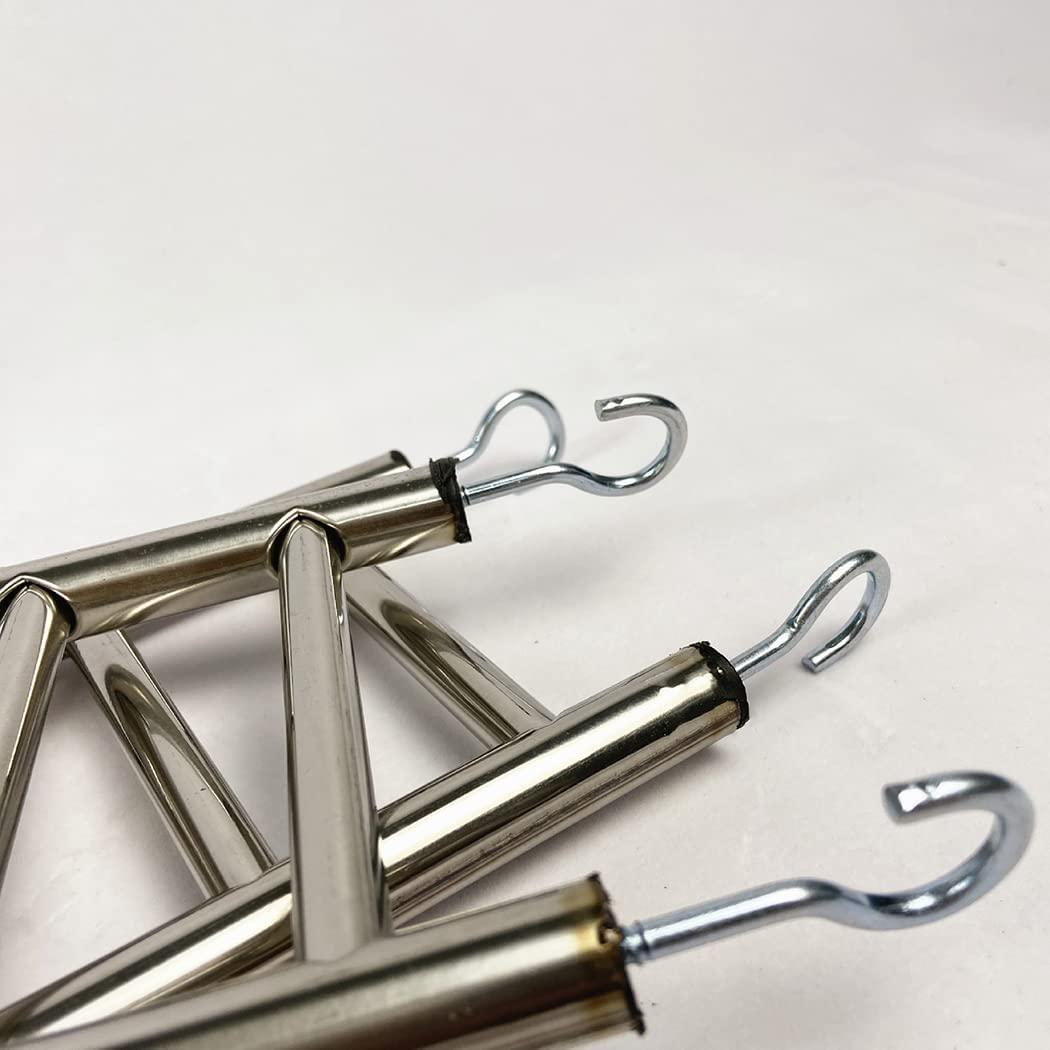 GEKMOR Parrot Ladder 9Step Stainless Steel Rustproof Metal Nonskid