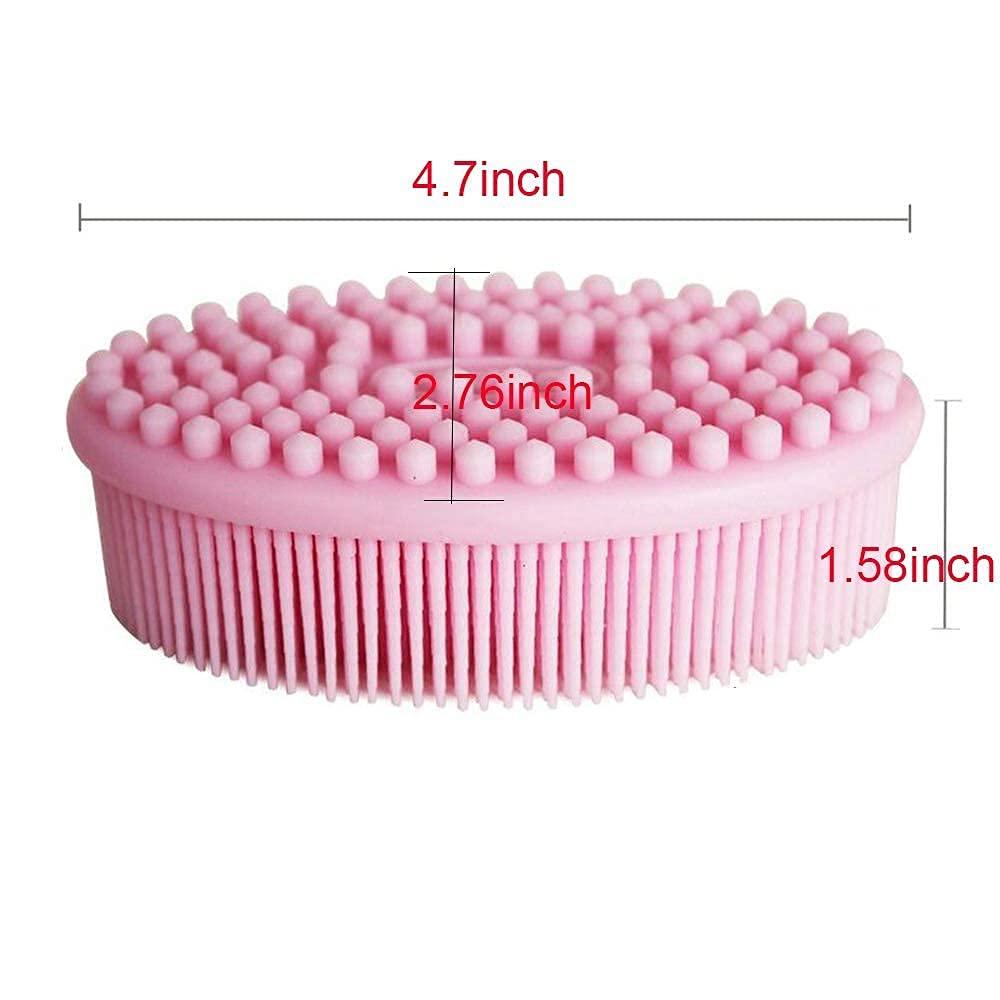 Betterz Cleaning Brush Bendable Wide Application Plastic Flexible Tile Stain Scrubber Household Supplies, Pink