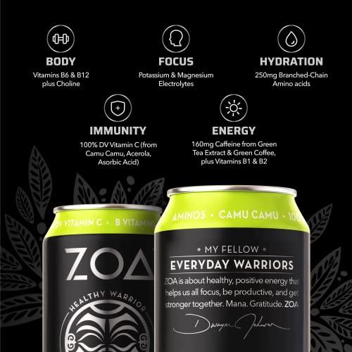 ZOA 　　　　　　　　　　　　　　　　　Z.O.A ZOA™ Zero Sugar Super Berry Energy Drink Can, 16 fl oz - QFC