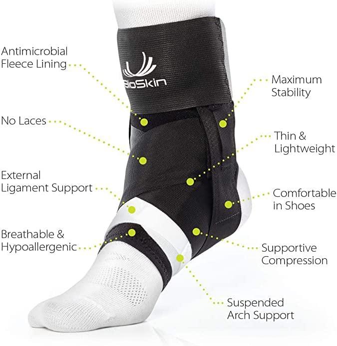 BIOSKIN TriLok Ankle BraceFoot and Ankle Support for Ankle Sprains