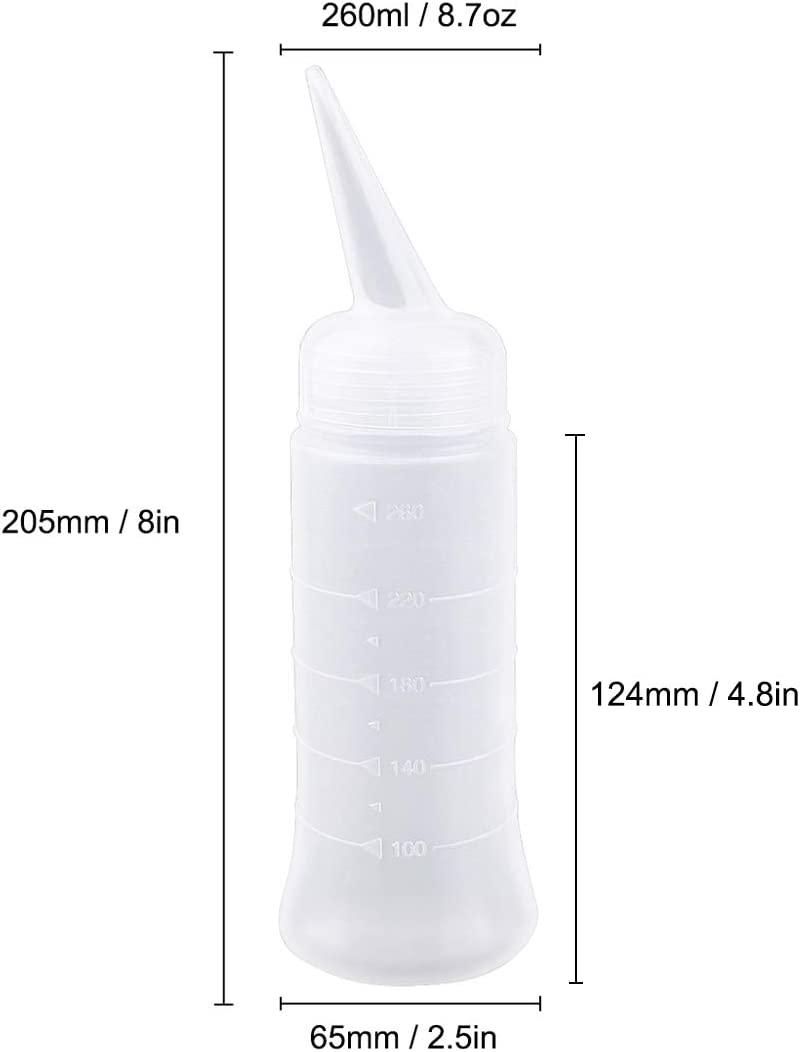 Hair Color Applicator Bottle , driew 2 Pack 8.8oz Hair Color Applicator