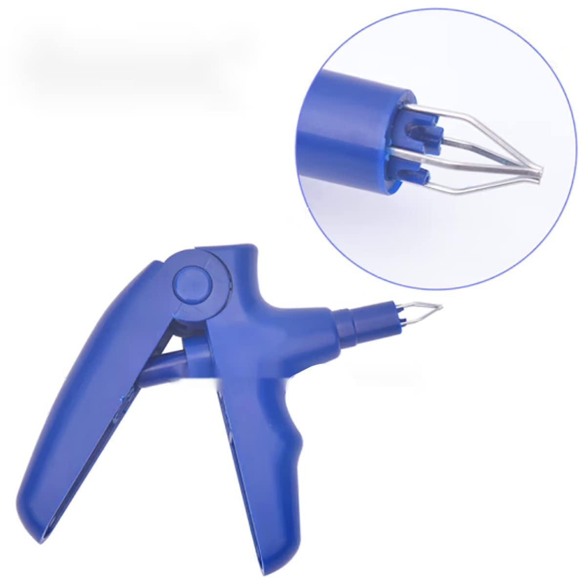 Dental Orthodontic Braces Rubber Band Tool Kit with Ligature Ties & Gun