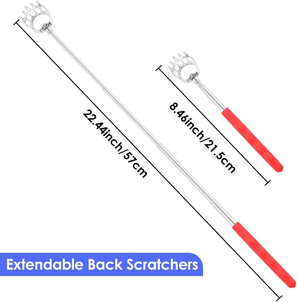 4Pack Back Scratcher for Women Men Extendable Bear Claw Automatic