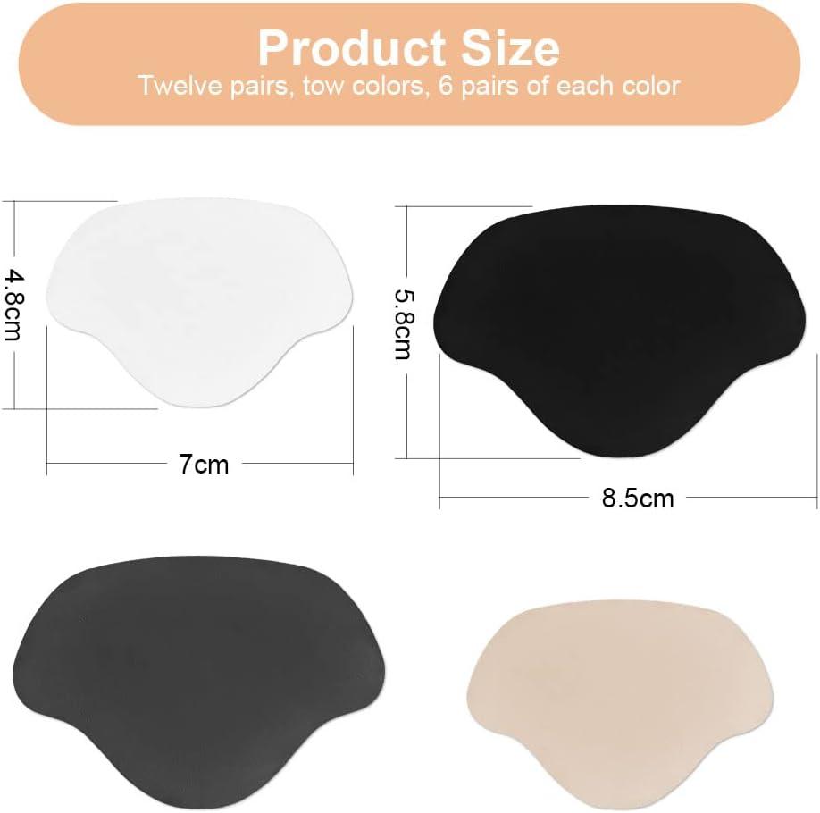 JUSTBOKU Shoe Heel Repair Inner Sneakers Heel Repair Patch Shoe Heel Repair Kit Heel Repair Shoes Heel Break Repair Set Of 4 Pairs Beige - View #2