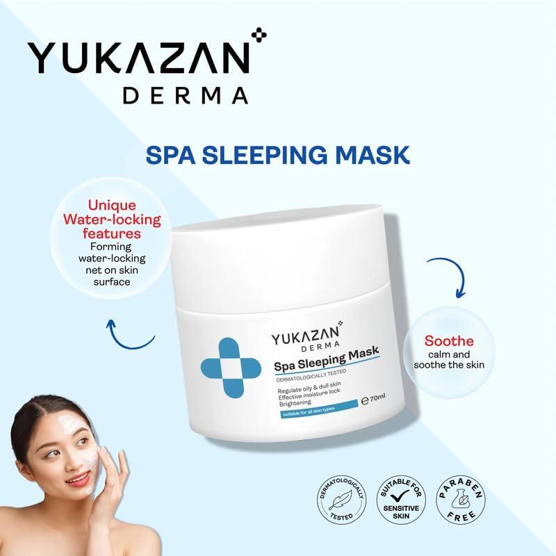 Derma Spa Sleeping Mask 70g - Seaweed Moisturizing Formula for