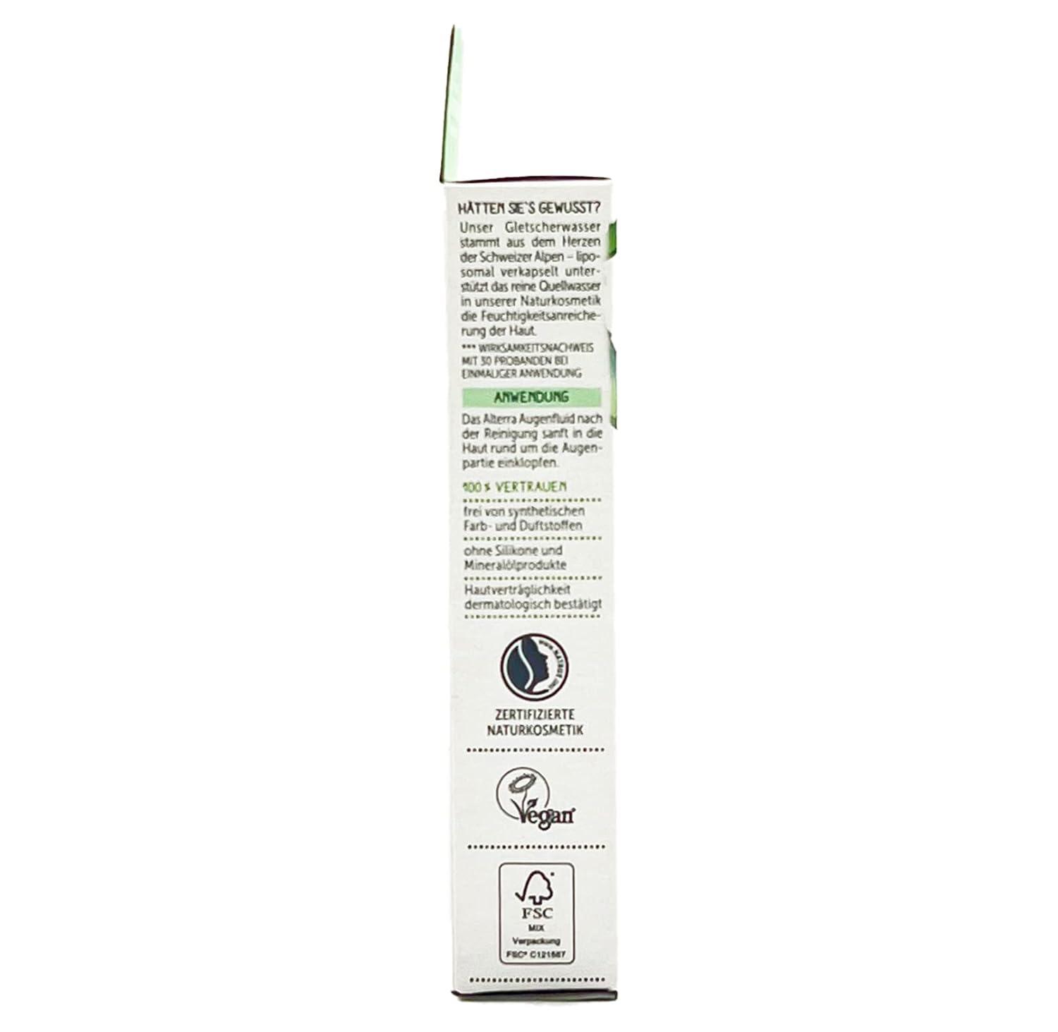 Shop Alterra Augenfluid Bio-Aloe Vera & Gletscherwasser 15 ml - Soothing  Eye Care for All Skin Types | International Shipping Available