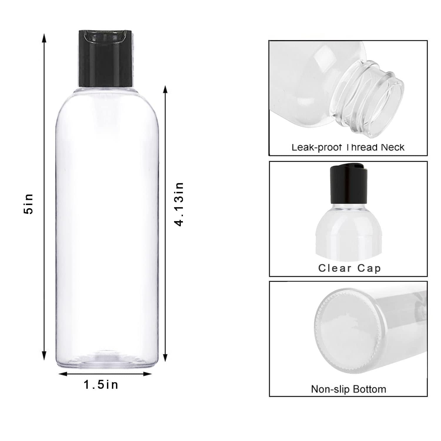  YICTEK Empty Plastic Travel Bottles Containers for Toiletries,  TSA Approved Travel Size Toiletries Bottles Kit for Liquids Shampoo  Conditioner Lotion, Carry-On Set for Women/Men : Beauty & Personal Care
