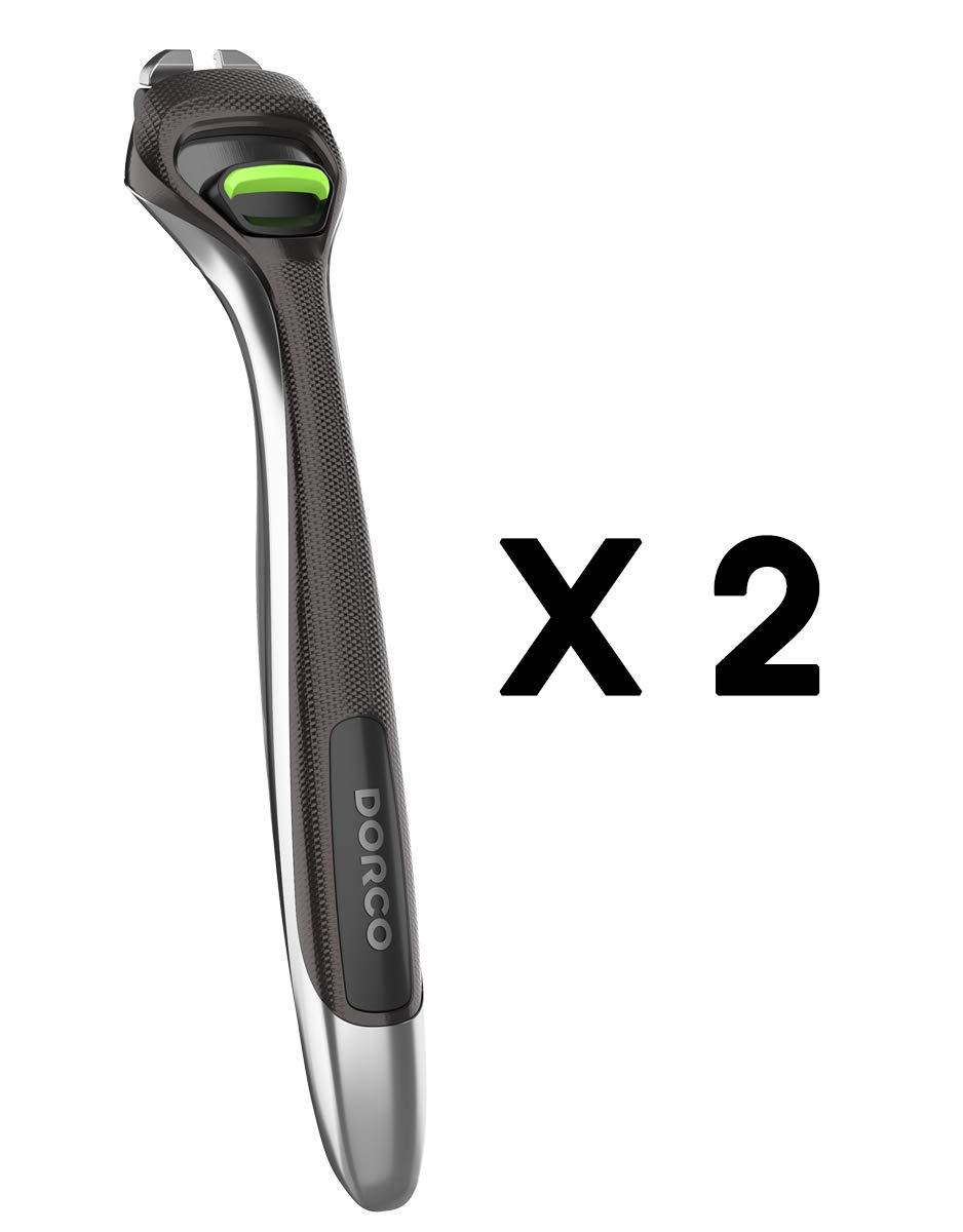 Dorco Pace 6 Pro Six Blade Razor System with Trimmer 2 Replacement