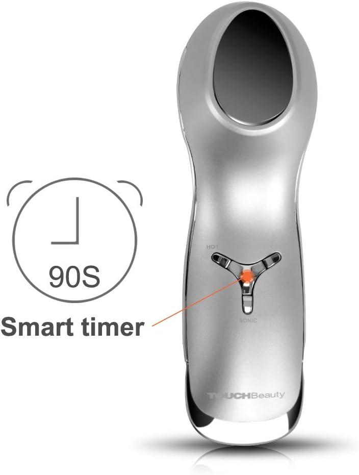 TOUCHBeauty TB-1589 シルバー温冷美顔器　ギフト TOUCHBeauty Facial & Eye Massager | Hot & Cool Anti-Aging