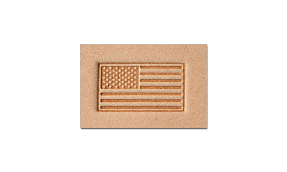 Tandy Leather Craftool 3D Stamp American Flag 858000 High Quality Leather Stamping Tool