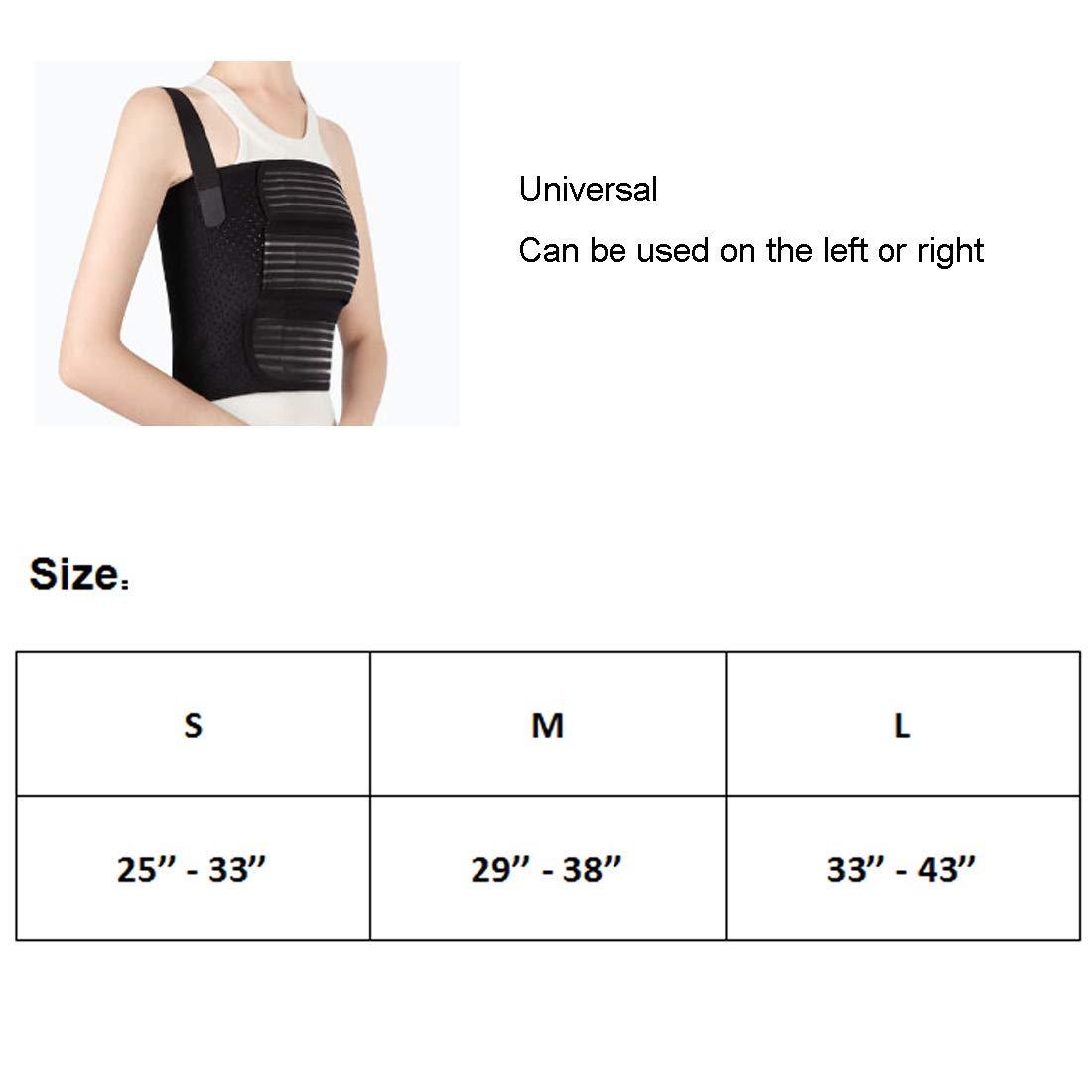 Solmyr Rib Brace Broken Rib Belt, Rib Support Brace for Men and Women