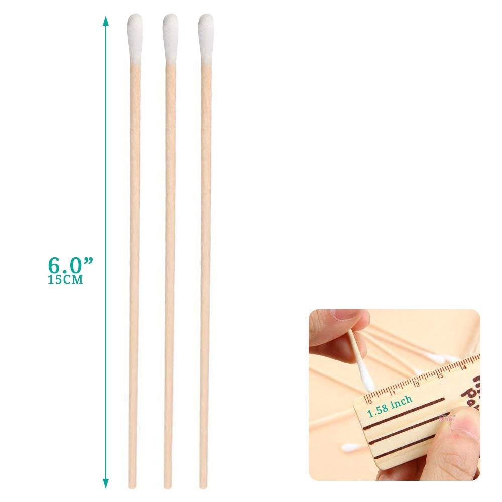 Cotton Swabs Tips Pointed Swab Applicator Q tips Wooden Sticks
