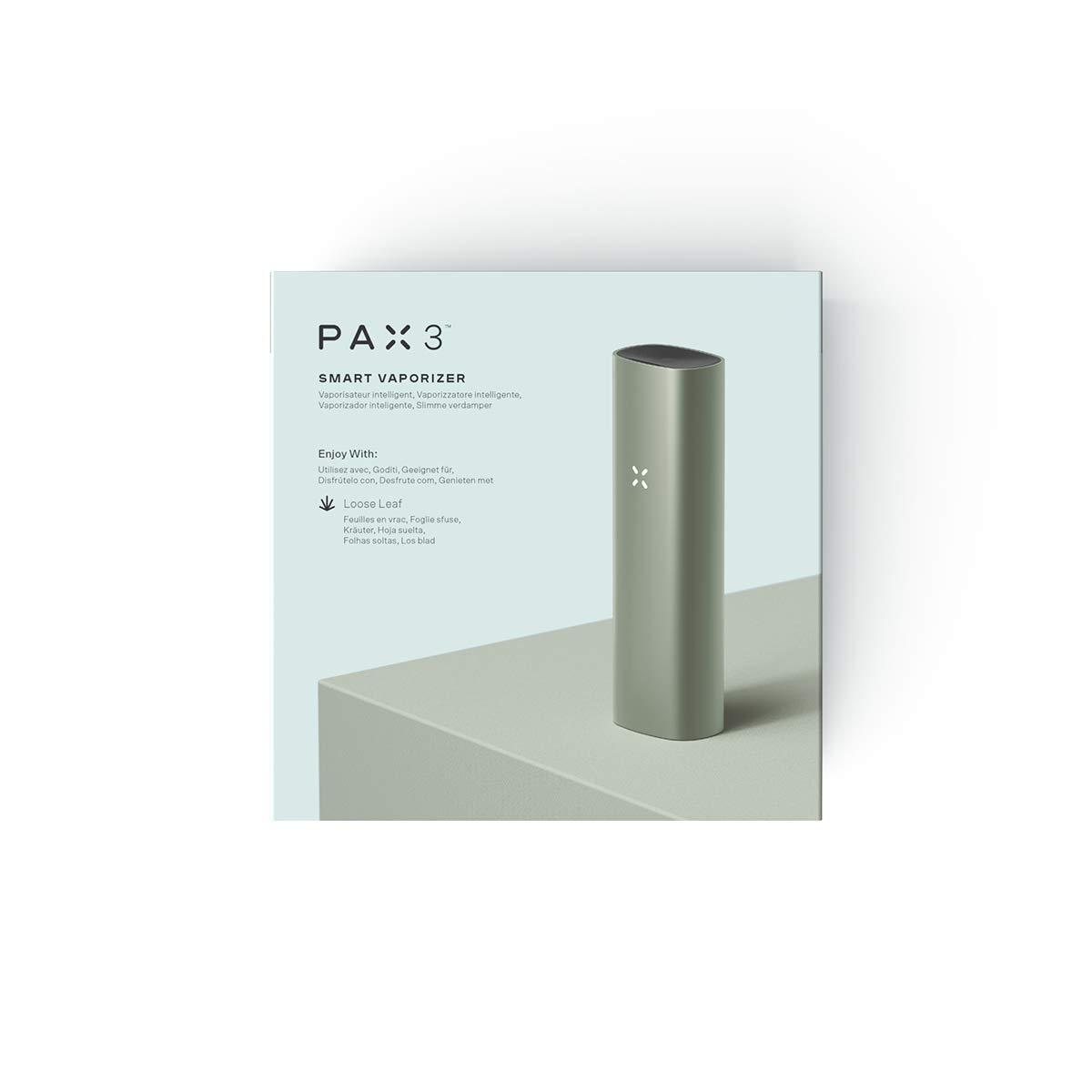 PAX 3 Premium Portable Vaporizer - 10 Year Warranty - Basic Kit - Sage |  Buy Now with Express International Delivery