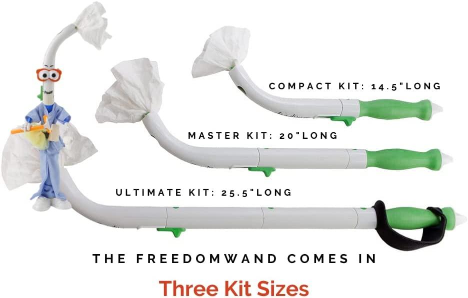 FreedomWand USA Made Personal Bathroom Self Wiping Toilet Aid with