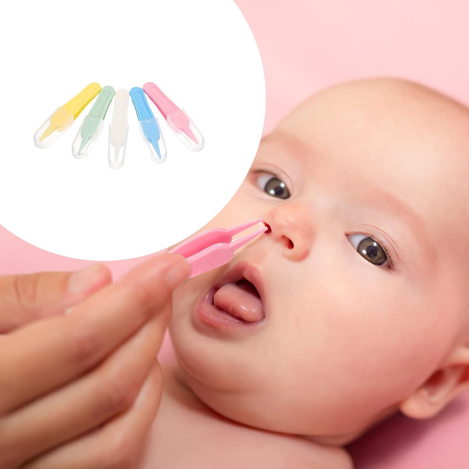 Baby Booger Clip Clean Ear Nose Navel Tweezers Babies Safety