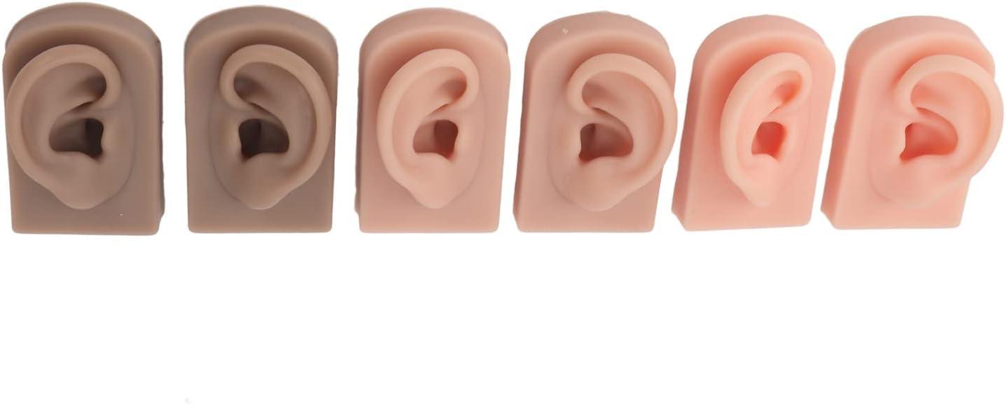 Waterproof Human Ear Model Set - 3 Pairs for Beauty Salon | Simulation ...