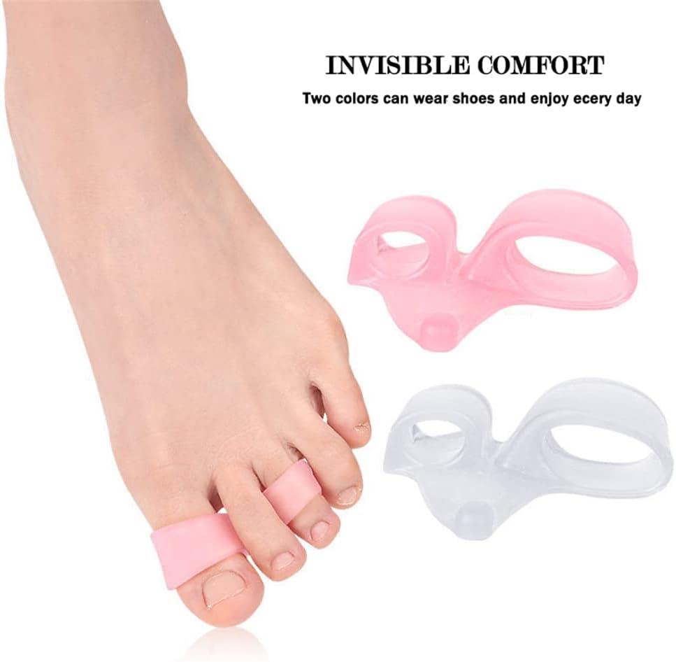 Orthopedic Toe Separators 2 Pairs Gel Toe Spacers for Bunions, Hammer Toes, Calluses Men