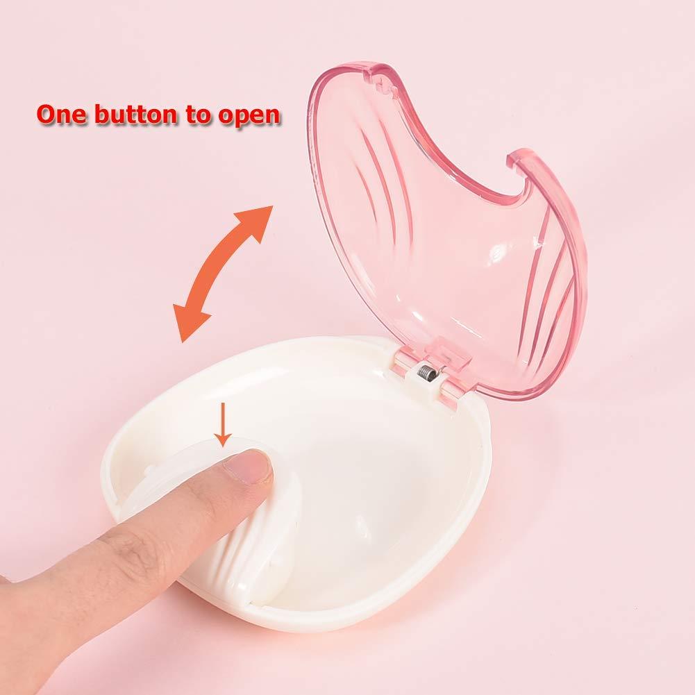 YKelin PresstoOpen Retainer Case Green Partial Denture Box