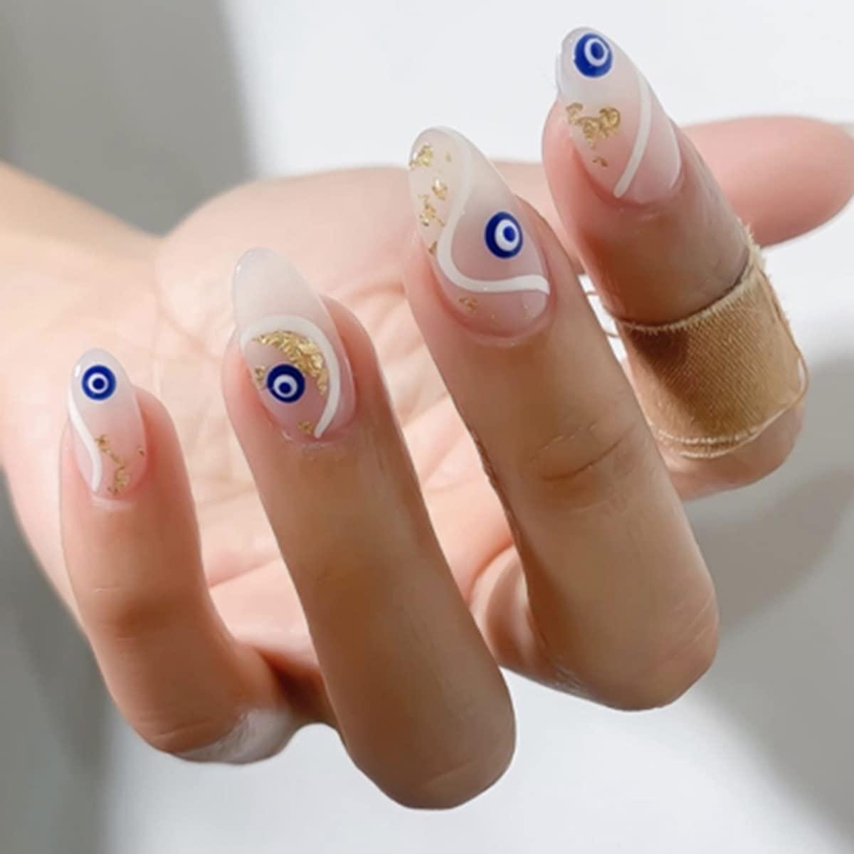 Evil Eye Nail Art Stickers Decals, 3D Self-Adhesive Witch Nail Art ...